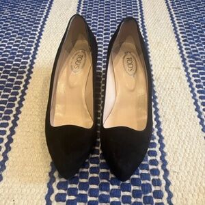 Tod's Suede Wedge Heel - sz 5